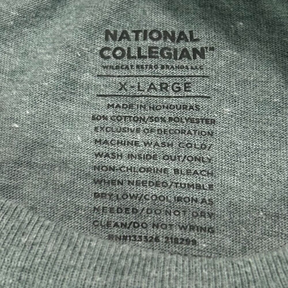 National Collegian Youth T-Shirt Green Miami Hurricanes Graphic XL Sebastian - Picture 6 of 6